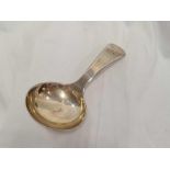 SMALL GEORGIAN SILVER LADLE / CADDY SPOON BY EDWARD MAYFIELD. LONDON 1805