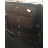 STAG MINSTREL NARROW CHEST OF 4 DRAWERS