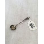 A GEORGE III SILVER SALT SPOON - LONDON 1800 BY S.H