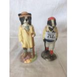 2 BESWICK HIKERS BADGERS