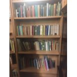 FIVE SHELVES OF MAINLY VINTAGE HARDBACK BOOKS (MANY OF LOCAL INTEREST) PLUS WINSTON CHURCHILL THE