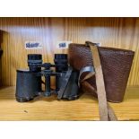 SMALL PAIR OF CARL ZEIST JENA BINOCULARS (6 X 30) A/F