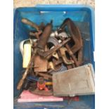 CARTON OF G-CLAMPS & OTHER TOOLS