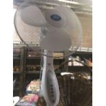 PREMIER OSCILLATING PEDESTAL FAN WITH REMOTE CONTROL - AS NEW (REMOTE & BOOKLET IN OFFICE)