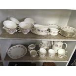 2 SHELVES OF SPRING BOUQUET MINTON DINNERWARE