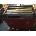 CASE OF VINYL LP'S MAINLY 70'S INCL; BOWIE, E.L.P, YES, TULL & QUEEN