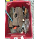 CARTON OF RUSTED TOOLS