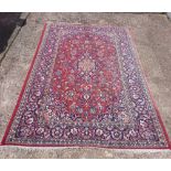 RED & BLUE PATTERNED RUG