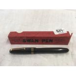 BLACK SWAN SELF FILLER INK PEN