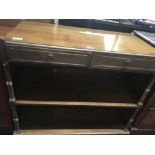 MAHOGANY 2 DRAWER BUFFET