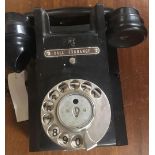 1930'S BAKELITE GPO WALL PHONE