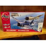 HORNBY DOGFIGHT DOUBLES F4F-4 WILDCAT + MITSUBISHI ZERO (AIR FIX)