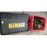 CARTON OF TOOLS & DEWALT TOOL POWER CHEST