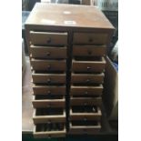 SMALL WOODEN TOOL CHEST NU EMIR OF ASHFORD KENT WITH CONTENTS