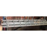 ALUMINIUM TRIPLE EXTENDING LADDER - 8ft EXTENDING TO 24ft