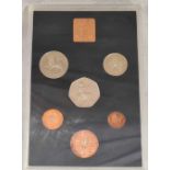 1976 ROYAL MINT PROOF SET THE COINAGE OF GREAT BRITAIN AND NORTHERN IRELAND 6 COINS IN PLASTIC