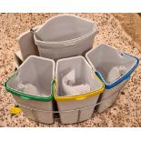 BOX WITH KITCHEN WARE BINS