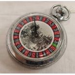 ROULETTE GAMING POCKET WATCH