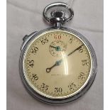 WIND UP EX MILITARY STOP WATCH - WALTHAM