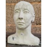 A PLASTER BUST