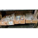 3 CARTONS OF MISC GLASSWARE