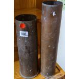 2 FIRST WORLD WAR SHELL CASES