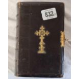 SMALL HOLLY BIBLE WITH THE OLD & NEW TESTAMENTS WITH BRASS KEEPER