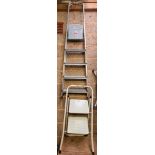 5 STEP STEP LADDER & 2 STEP KITCHEN STEP