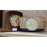 2 MECHANICAL CLOCKS,