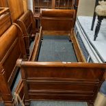 2 SINGLE FRENCH IMPERIAL BED FRAMES A/F