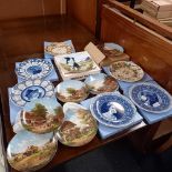 QTY OF WALL PLATES CONSISTING OF ROYAL WALL PLATES & OTHERS