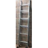 ALUMINIUM 3 WAY PROFESSIONAL COMBINATION LADDER - AS NEW