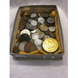 CARTON OF TOKEN, COINS ETC