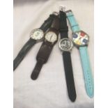 4 GENTS WRIST WATCHES INCLUDING IRB RUBY 1999