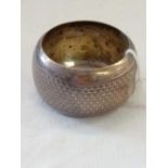 SILVER MACHINE PATTERNED NAPKIN RING - B'HAM 1907