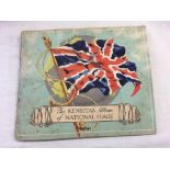 THE KENSITAS ALBUM OF NATIONAL FLAGS - FULL SET OF 60 SILK FLAGS BY J WIX & SONS IN MINT CONDITION