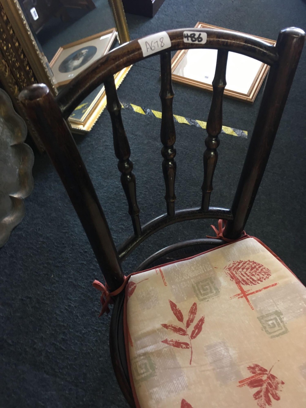 4 MATCHING BENTWOOD CHAIRS & 1 OTHER - Image 3 of 3