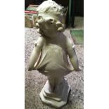 PLASTER CASTING OF A YOUNG GIRL POSING