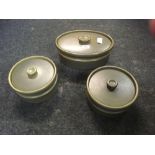 3 WEDGWOOD CASSEROLE DISHES