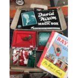 VINTAGE BOXED BAYKO BUILDING SET, READERS DIGEST GREAT WORLD ATLAS & BOX SET OF SAY IT WITH