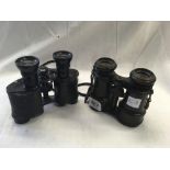 TWO PAIRS OF VINTAGE BINOCULARS