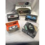 5 MATCH BOX & CORGI TOYS IN BOXES INCL; INSPECTOR MORSE RED JAGUAR, A POLICE JAGUAR XJ 6 & 3 OTHERS