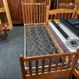 HEALS SINGLE BED FRAME & SPRINGS