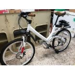 NEAR NEW HYBRID ELECTRIC BIKE WITH CIONLLI SADDLE TEKTRO BRAKING SYSTEM, FORKS BY ROCK SHOX,