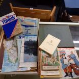 CARTON OF EPHEMERA, MAPS ETC