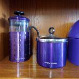 PURPLE COLOURED MORPHY RICHARDS KITCHEN UTENSILS