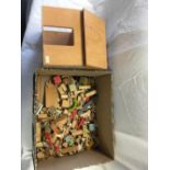 QTY OF WOOD JIGSAW PIECES, WOODEN BUILDING BLOCKS & WOODEN CHALET