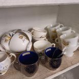 COLCLOUGH CUPS & SAUCERS ETC