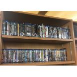 2 SHELVES OF BLUE RAY DISC FILMS