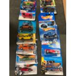 SMALL CARTON OF HOT WHEELS MODEL TOYS BY MATTEL